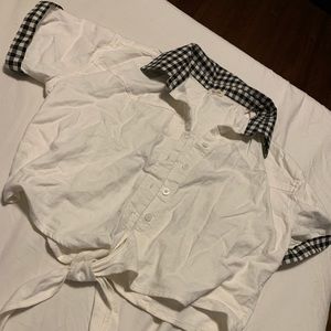 rare brandy melville white top🤍🤍